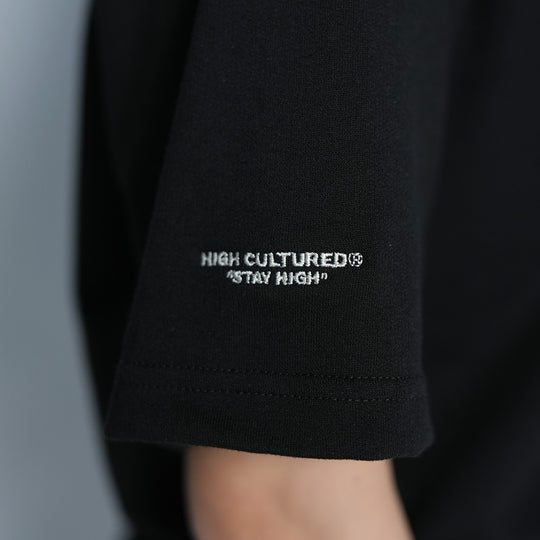 High Embroidered Box Logo Loose Tee - 1039