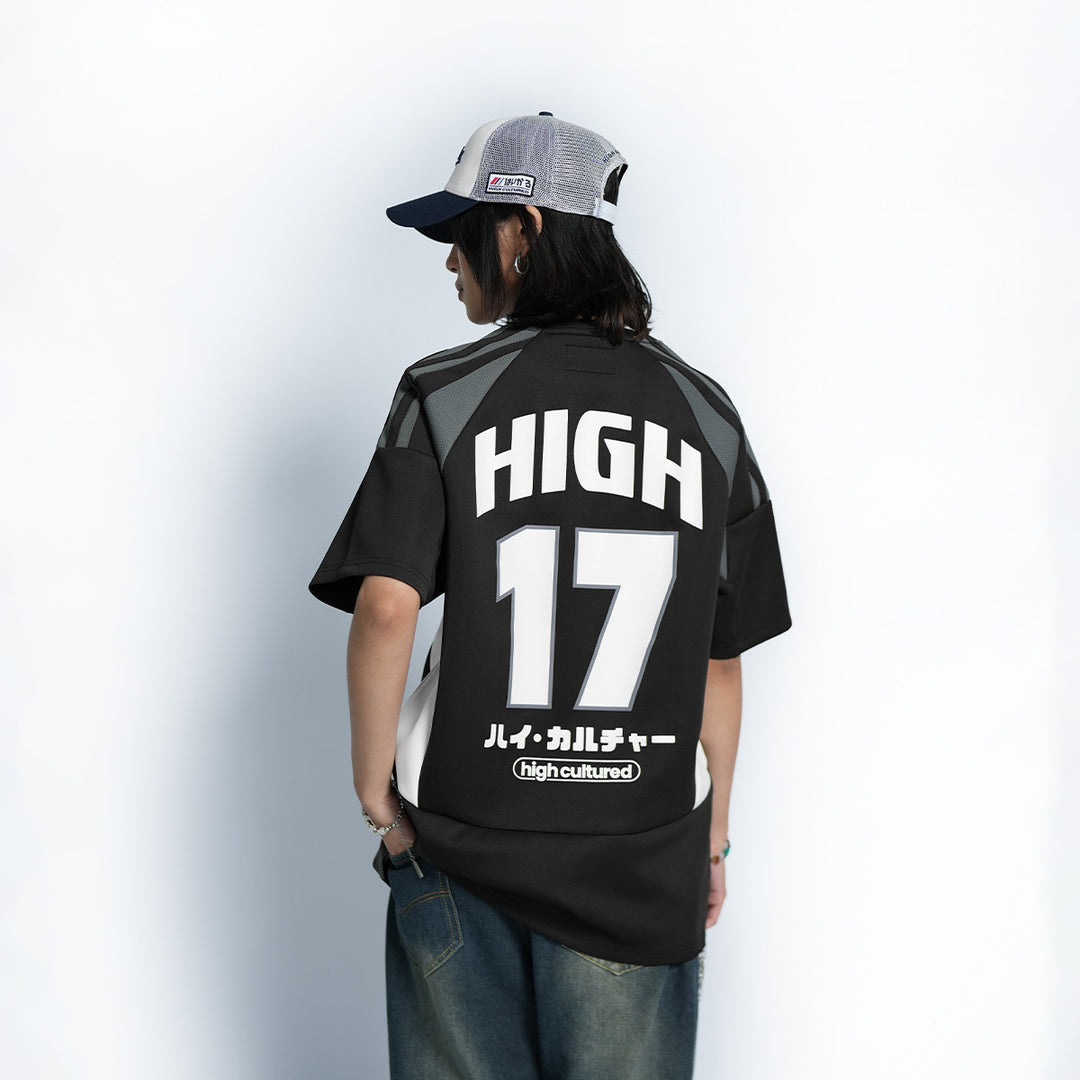 High Cultured Cyber Matrix Jersey Tee- 1105