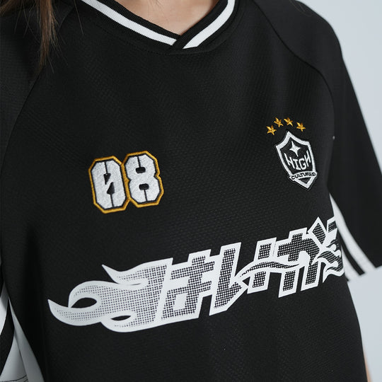 Obsidian Knights Jersey Loose Tee - 1042