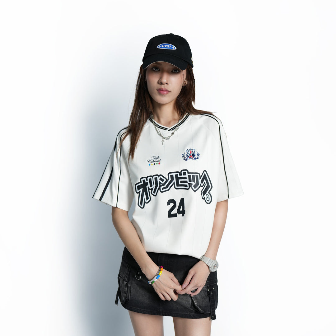 High Cultured Dream Team Jersey Loose Tee - 1040