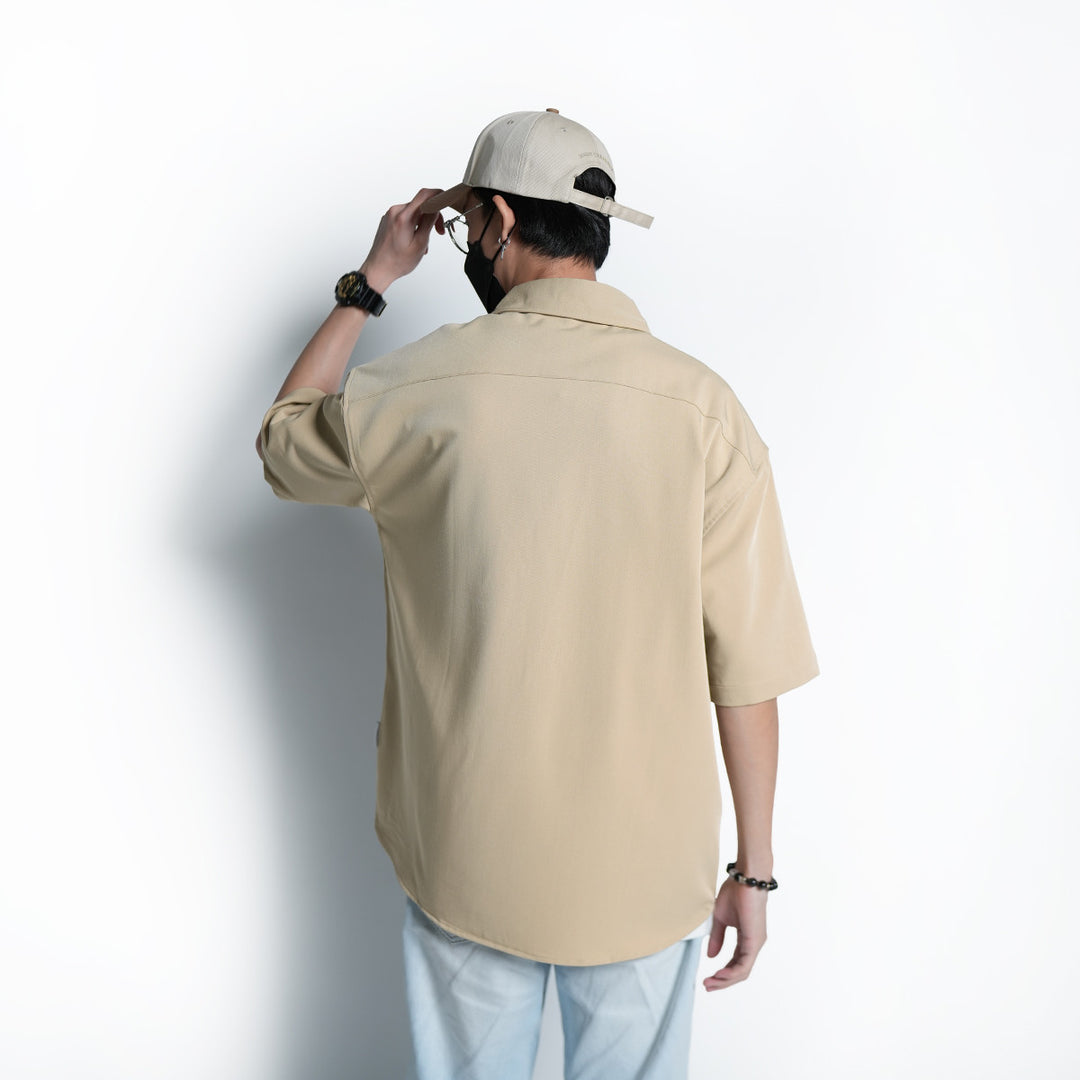 High Cultured Relaxed Short Sleeve Shirt with Pocket - 77