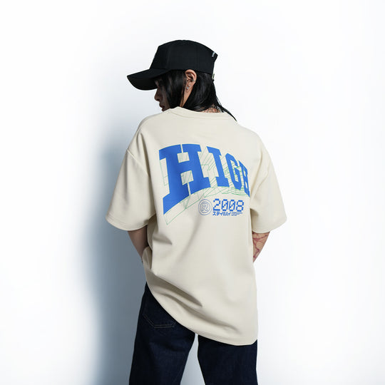 High Matrix Logo Loose Tee - 1074