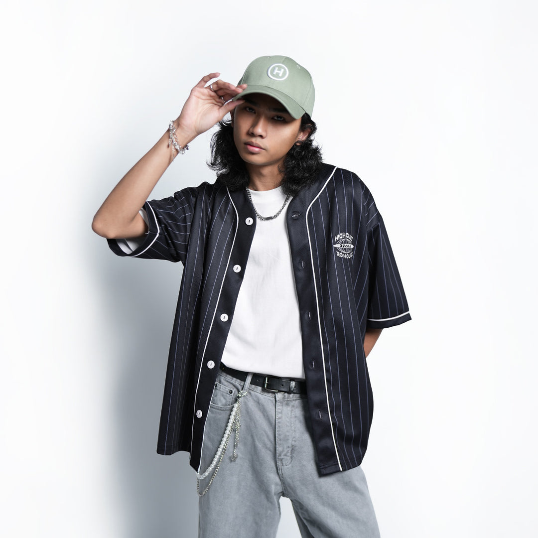 HC x XO HOUSE Vintage Stripes Baseball Shirt - 86