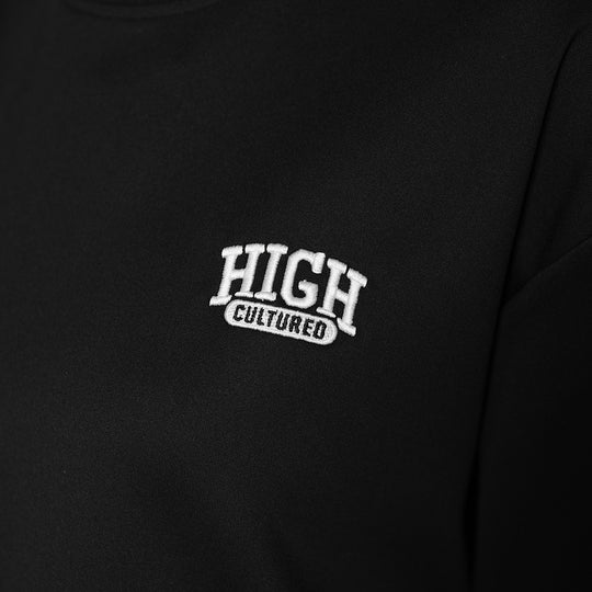 High Cultured Basic Retro College High Logo Tee - 1109