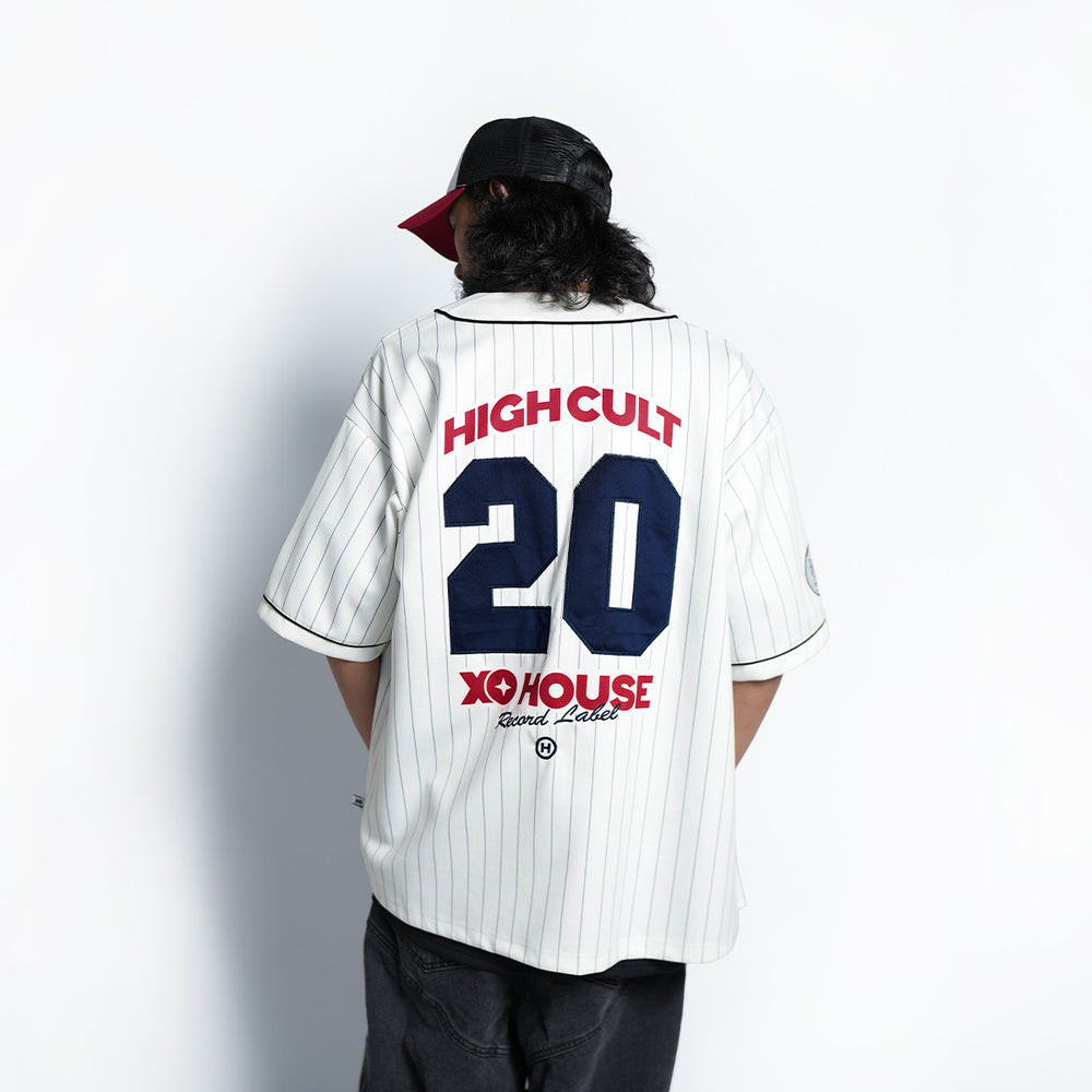 HC x XO HOUSE Vintage Stripes Baseball Shirt - 86