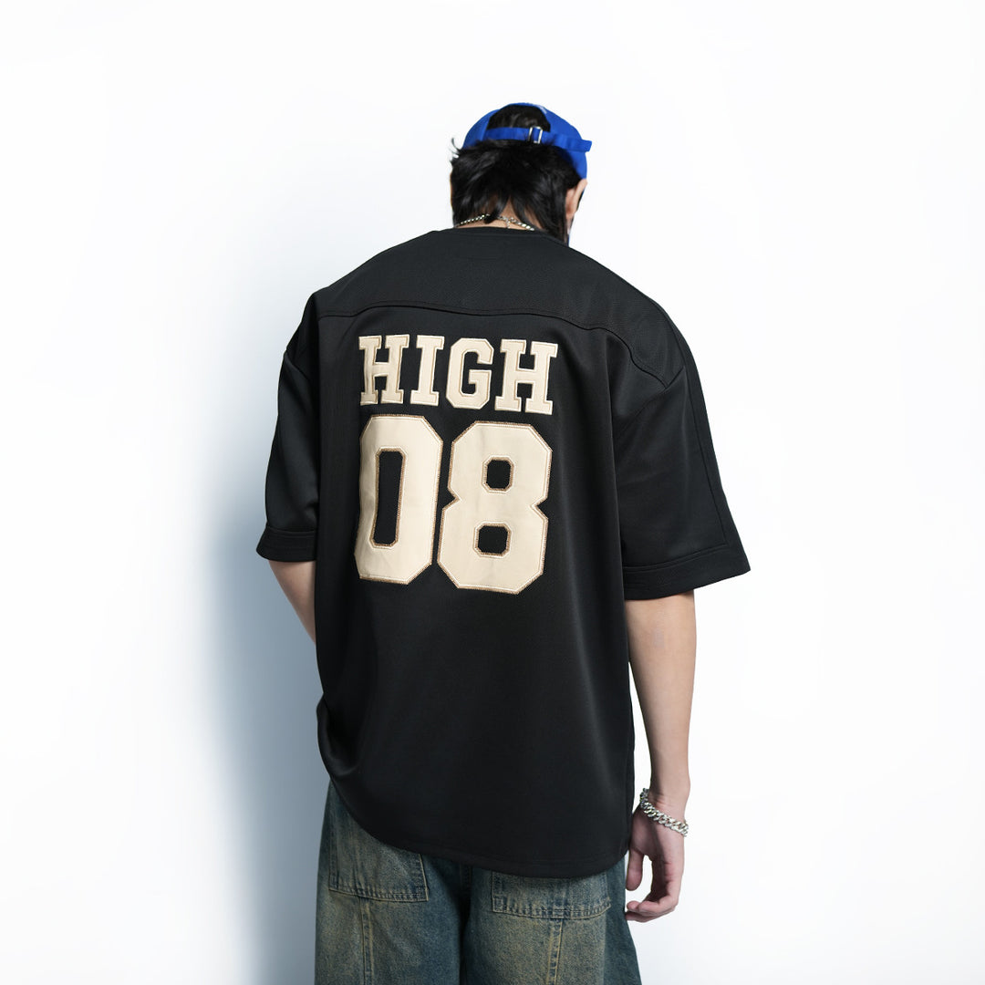 Basic Hybrid High Cultured Jersey Loose Tee - 1062