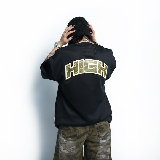 High Classic Camo Logo Loose Tee - 1073