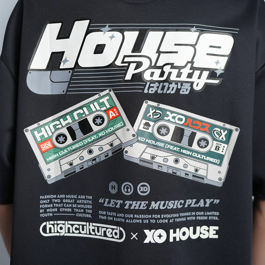 HC x XO HOUSE Retro House Party Tee - 1092