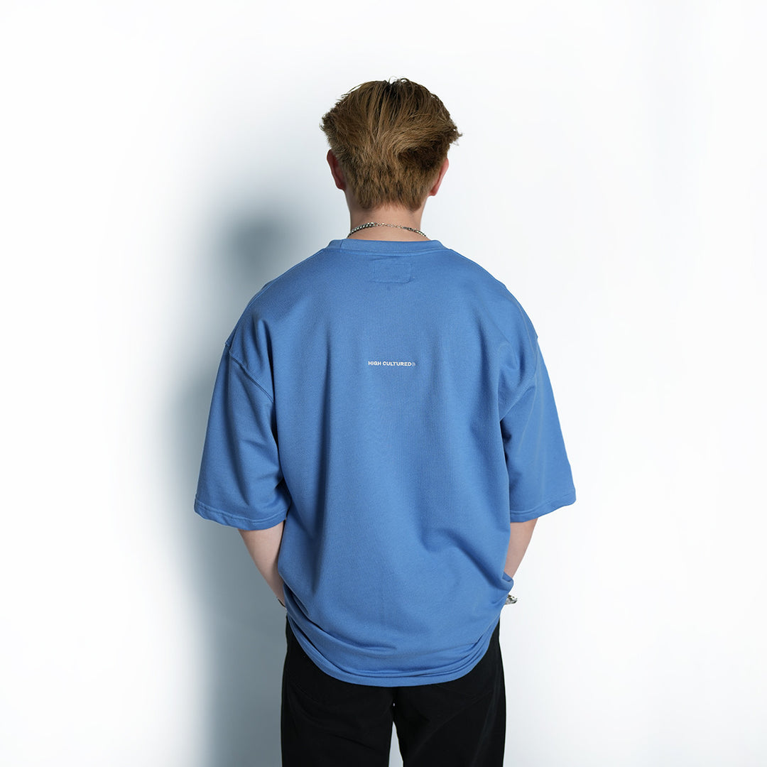 High Embroidered Box Logo Loose Tee - 1039