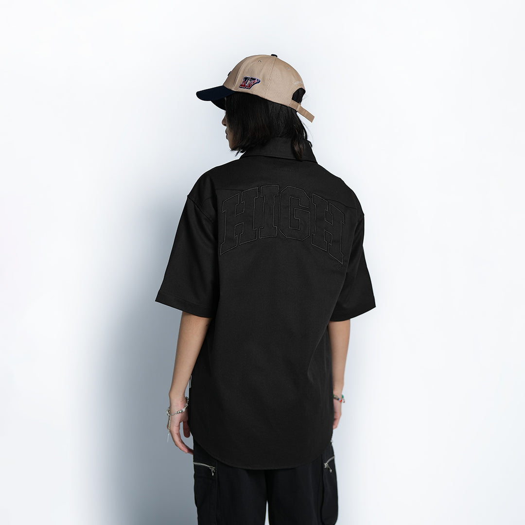 High Cultured Engineered Arc Loose Short Sleeve Shirt- 87