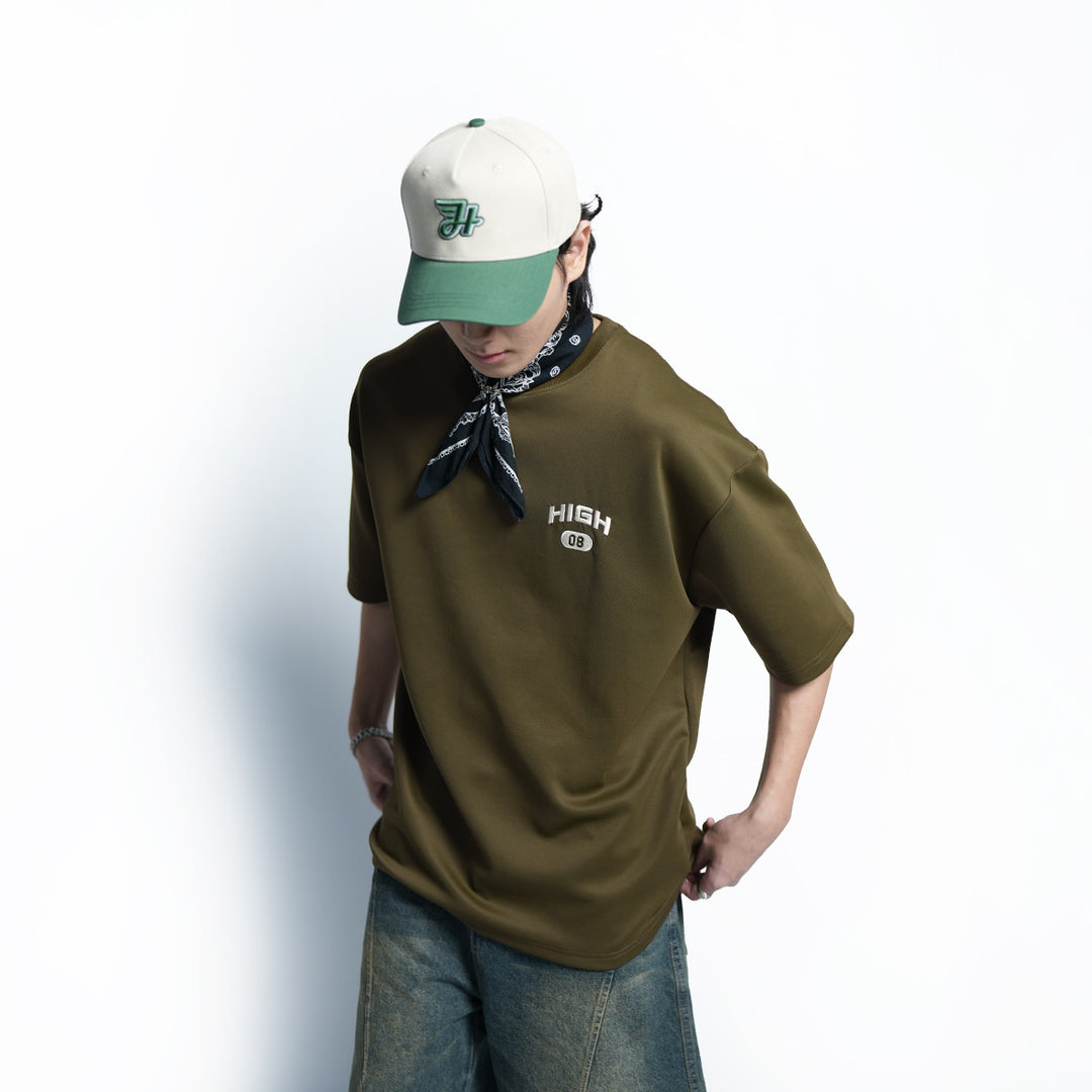 High Classic Camo Logo Loose Tee - 1073