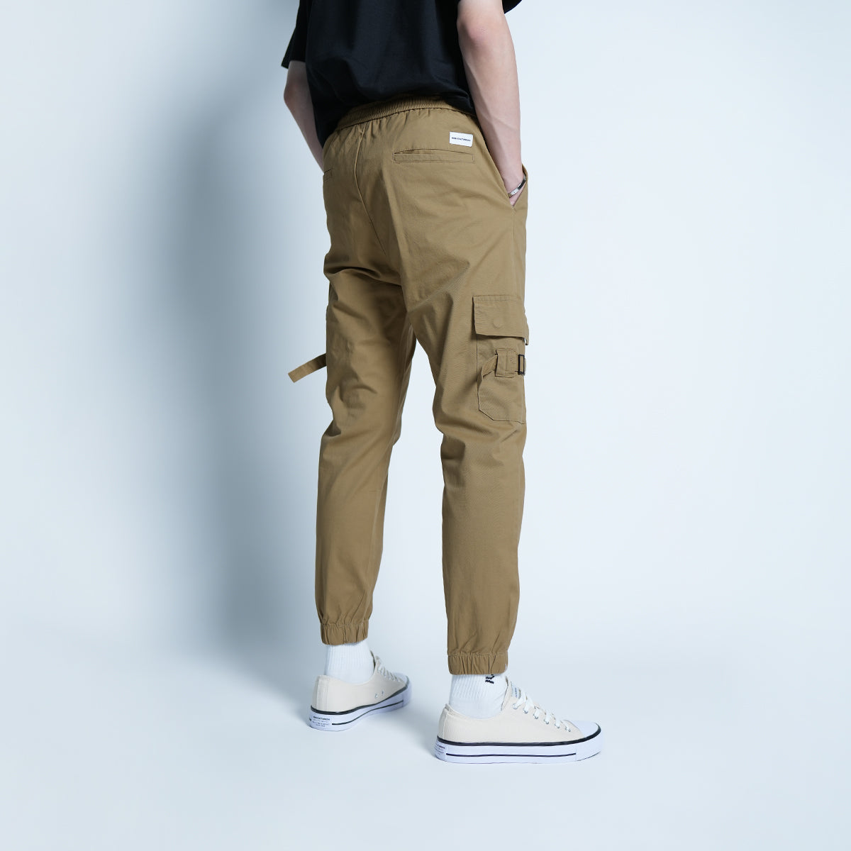 Elastic waist jogger pants online