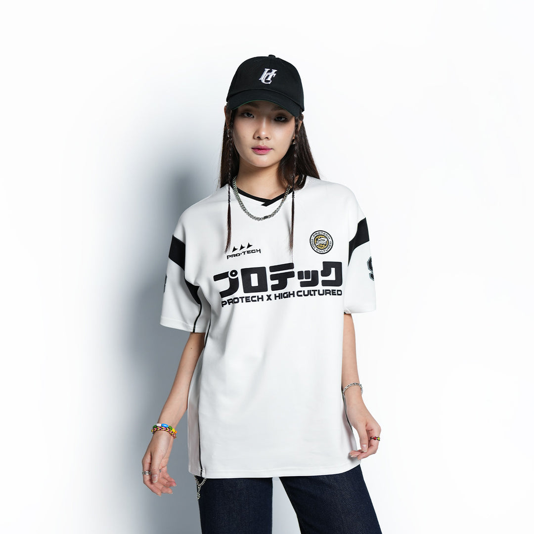 PROTECH X HIGH CULTURED Victory Hiro Jersey Loose Tee - 1033