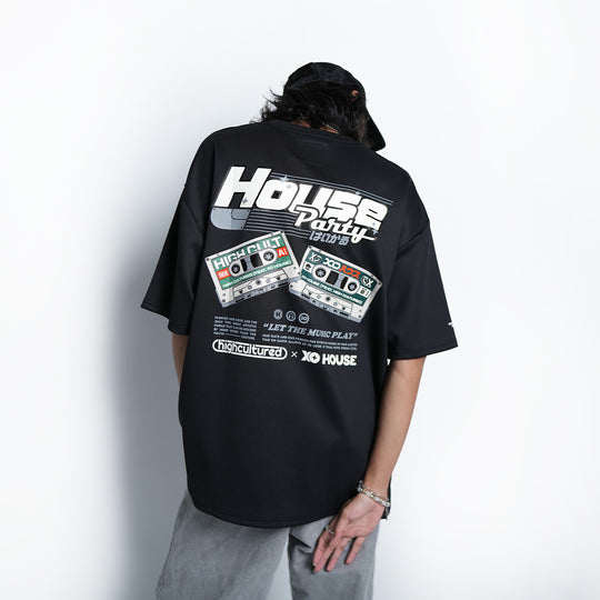 HC x XO HOUSE Retro House Party Tee - 1092