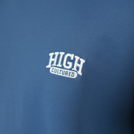 High Cultured Basic Retro College High Logo Tee - 1109