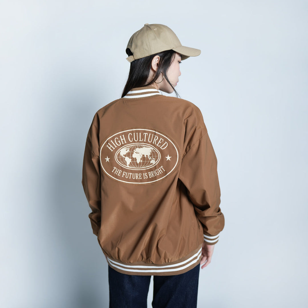 The Future Is Bright Vintage Varsity Jacket - 111